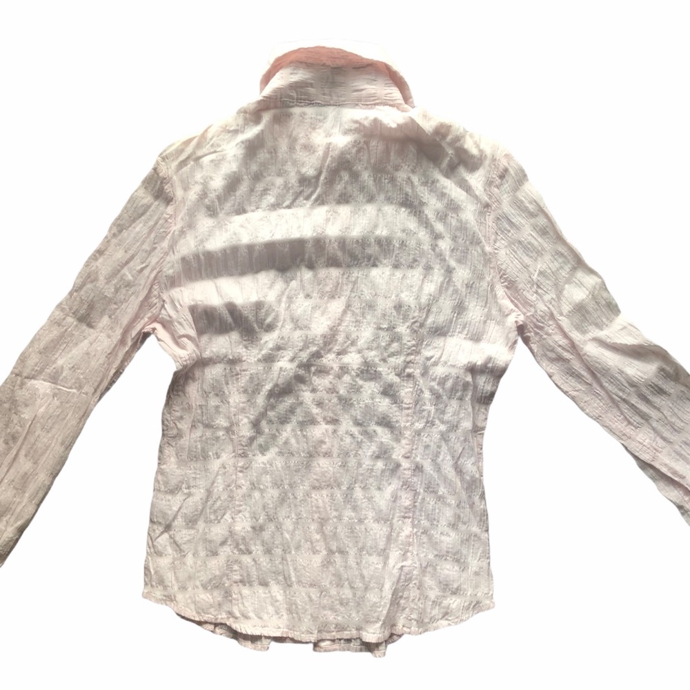 Next 90s Pink Ruffle Polo - Picture 2 of 3